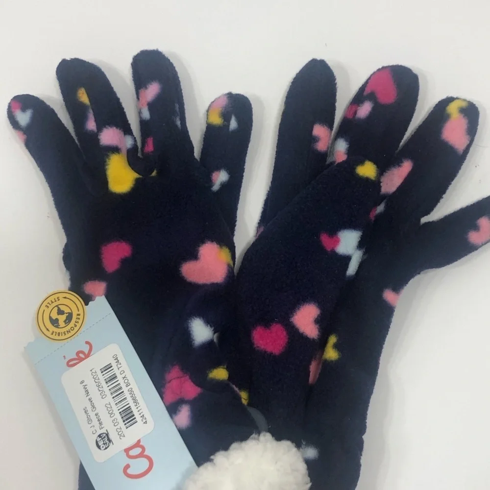 “Hearts” warm gloves M